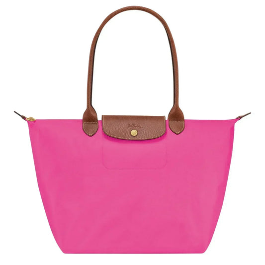 Longchamp - Stor Le Pliage Toteveske, rosa