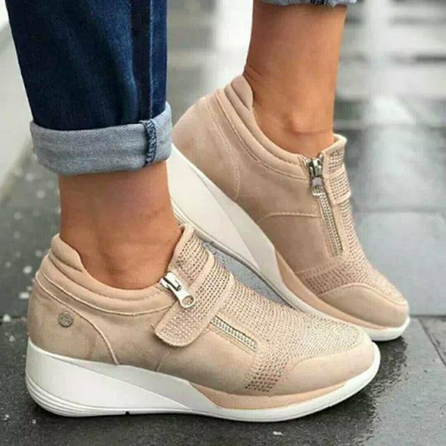 Casual Wedges Glidelås Joggesko